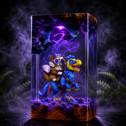 Dugoen Crawler resin lamp
