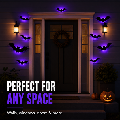Spooky Glow 3D Bat Lights