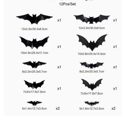 Spooky Glow 3D Bat Lights