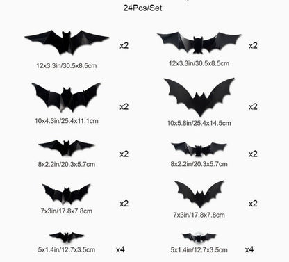 Spooky Glow 3D Bat Lights